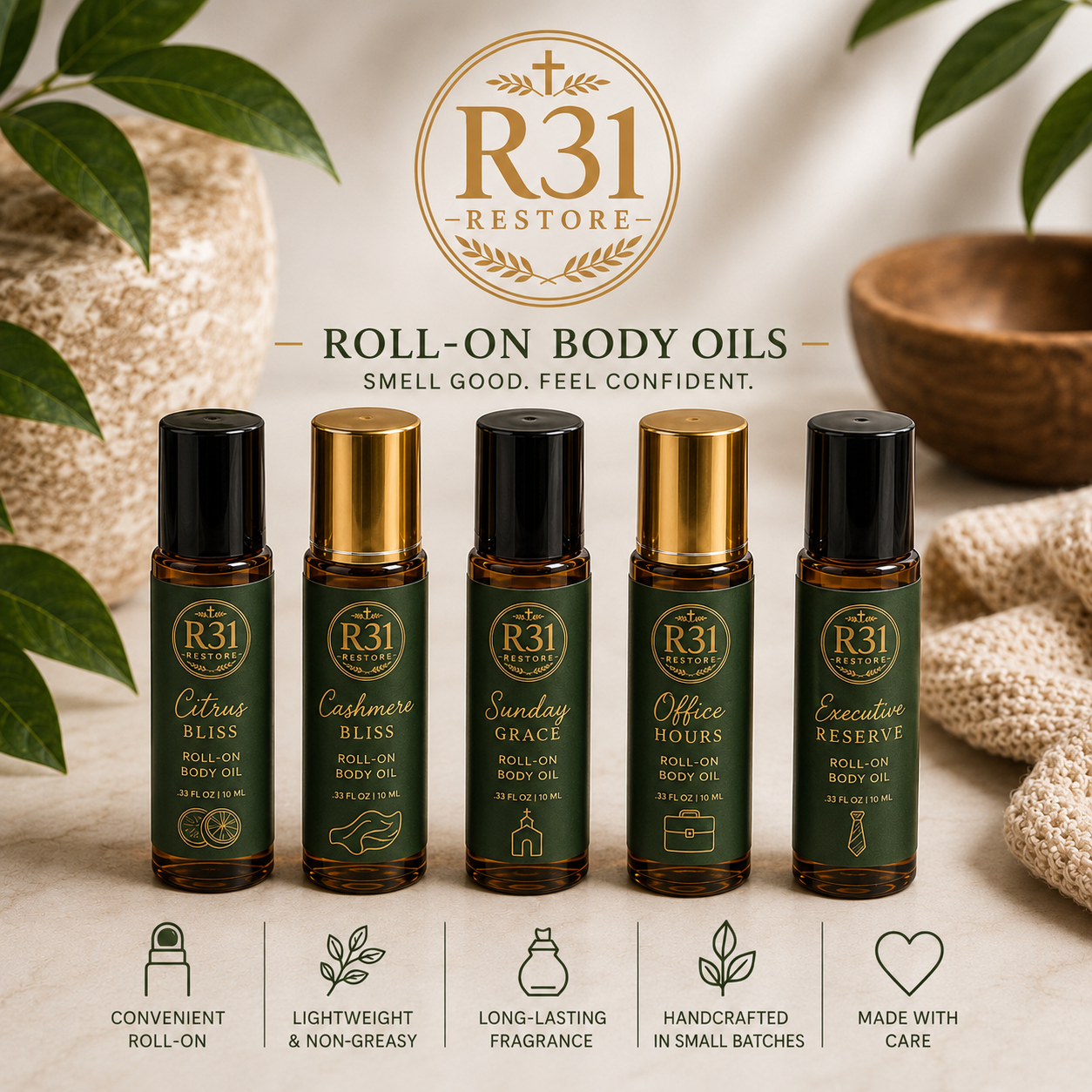 Roll-On Body Oils