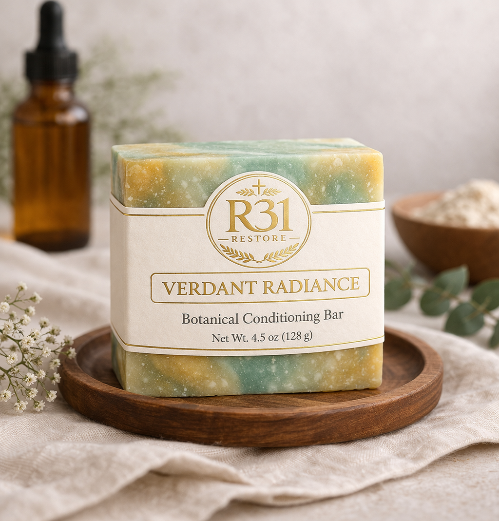 Verdant Radiance - Plant Based Soap Bar