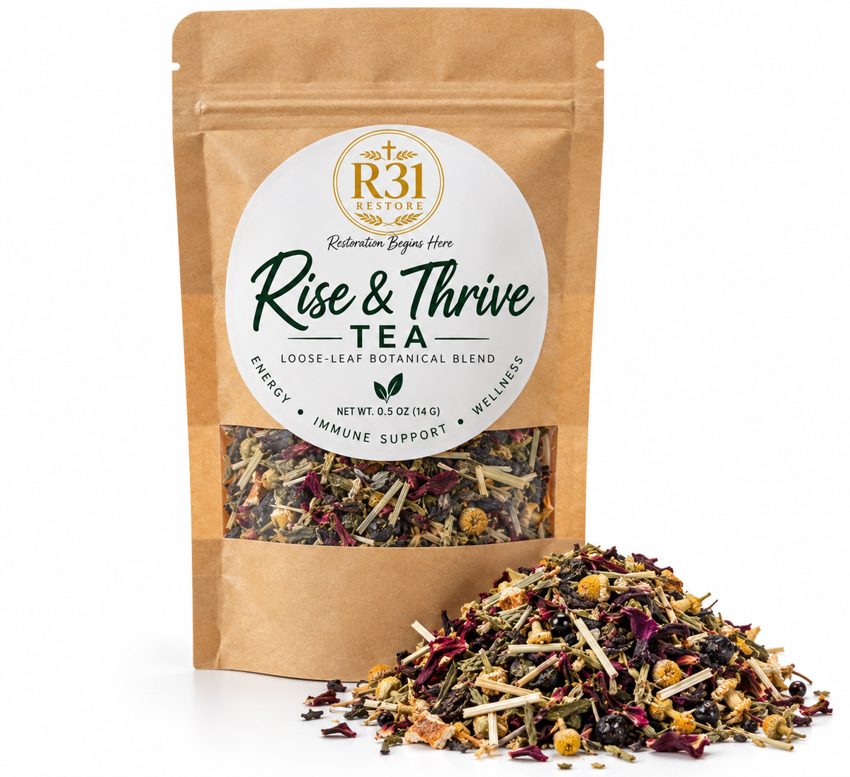 Rise & Thrive Botanical Tea Blend