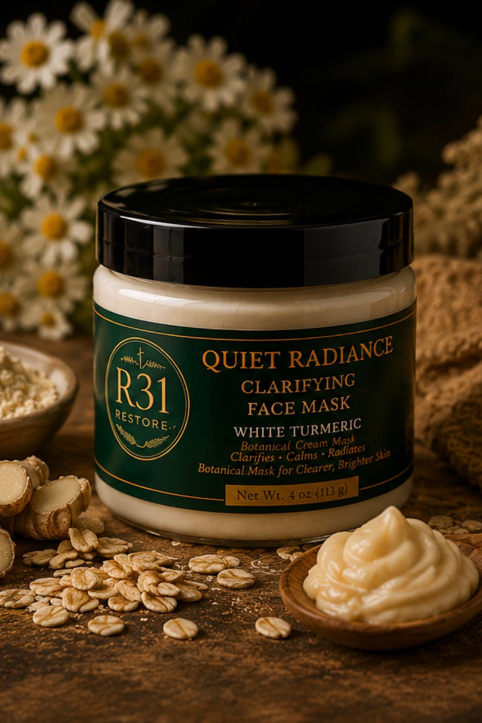 Quiet Radiance - Clarifying White Turmeric Face Mask