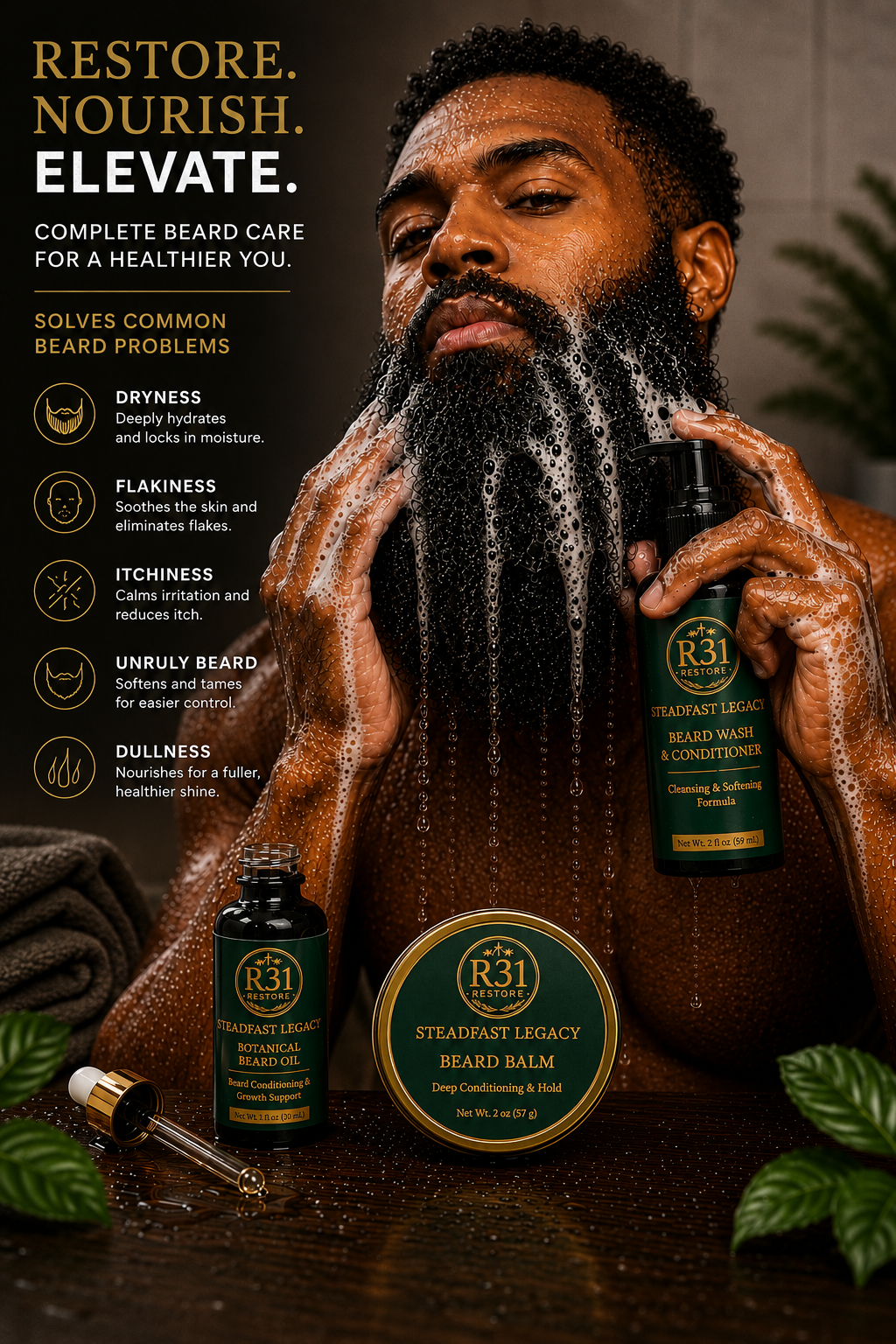 Steadfast Legacy Beard Bundle